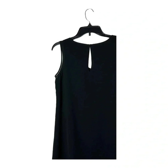 1857. WHITE HOUSE BLACK‎ MARKET ASYMMETRICAL DRESS/TUNIC SIZE 2 BLACK IN COLOR - Picture 9 of 10